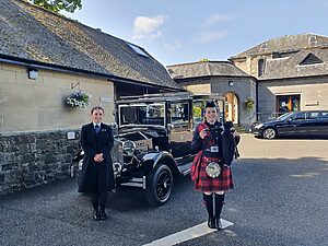 Funeral Director with Vintage