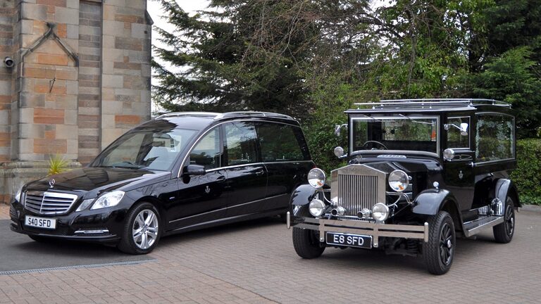 Mercedes and Vnitage Hearses
