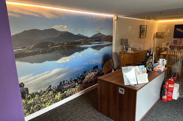 Sighthill reception area
