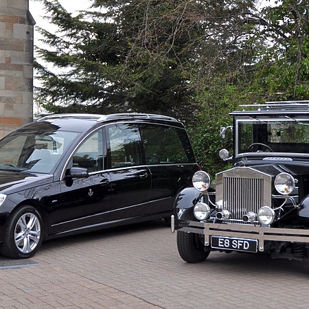 Mercedes and Vnitage Hearses